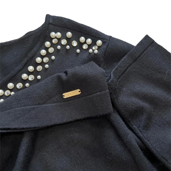 Calvin Klein Black Pearl Sweater Large - Picture 2 of 3